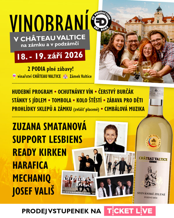 Vinobraní v CHÂTEAU VALTICE (na zámku a v podzámčí)