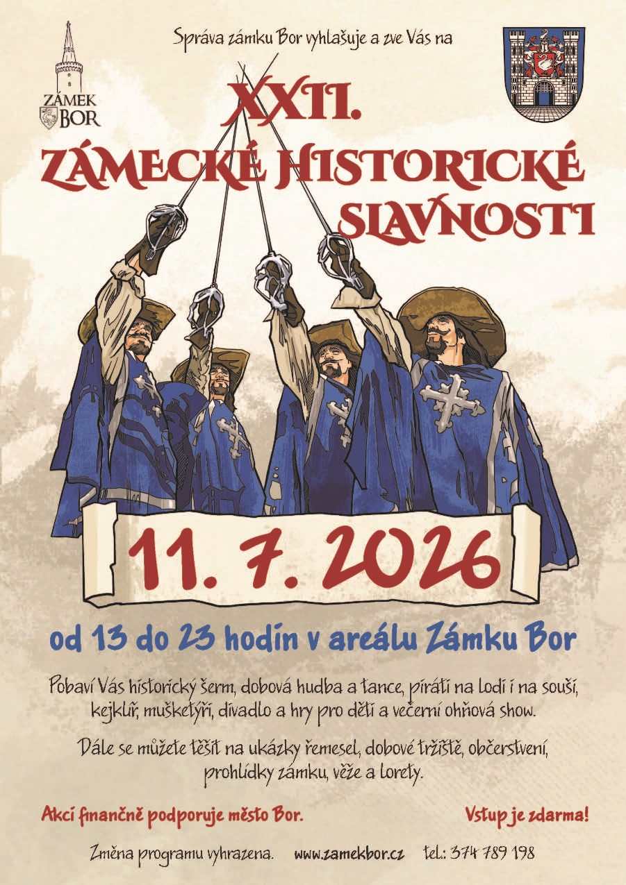 Zámecké historické slavnosti v Boru